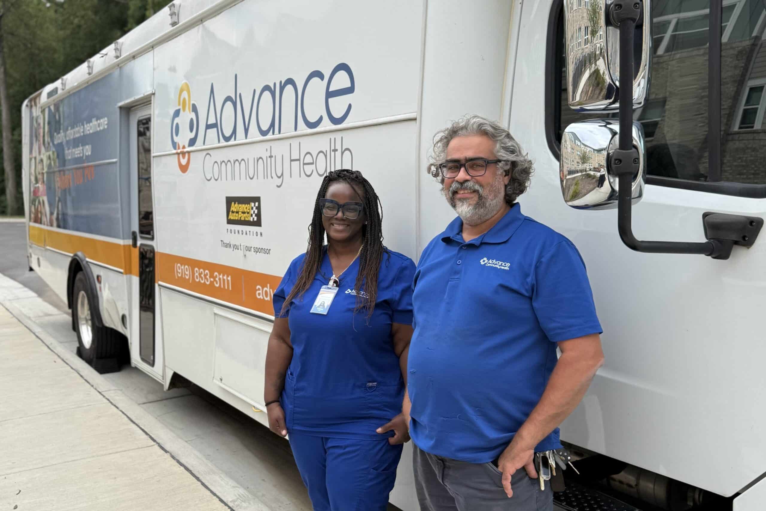 Advance Community Health southeast Raleigh building on a sunny day